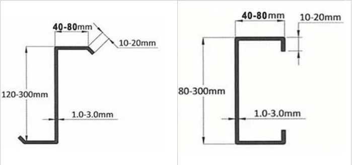Automatic Cz Purlin Machine Size Change Type