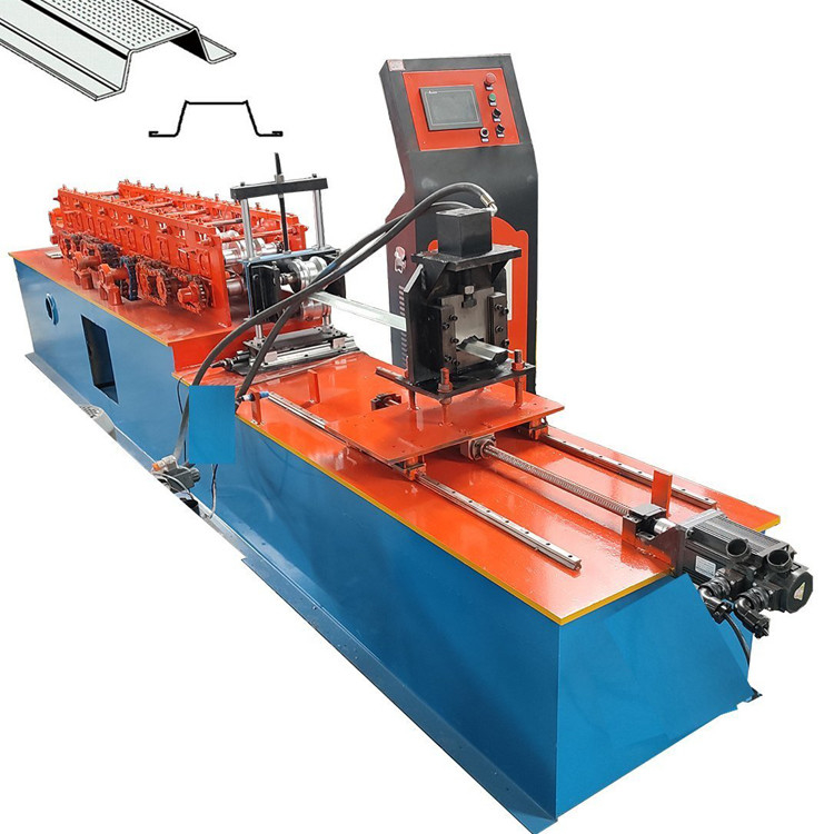 Drywall Omega Profile Light Gauge Steel Roll Forming Machine For Galvanized Plate