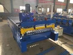 Galvanized Corrugated Roof Roll Forming Machine 0.3 - 0.8mm Thinckness