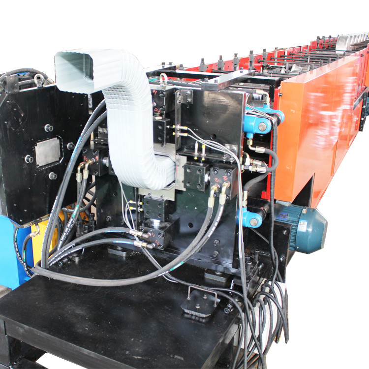 100 MM Color Steel Round Downspout Roll Forming Machine Metal Automatic