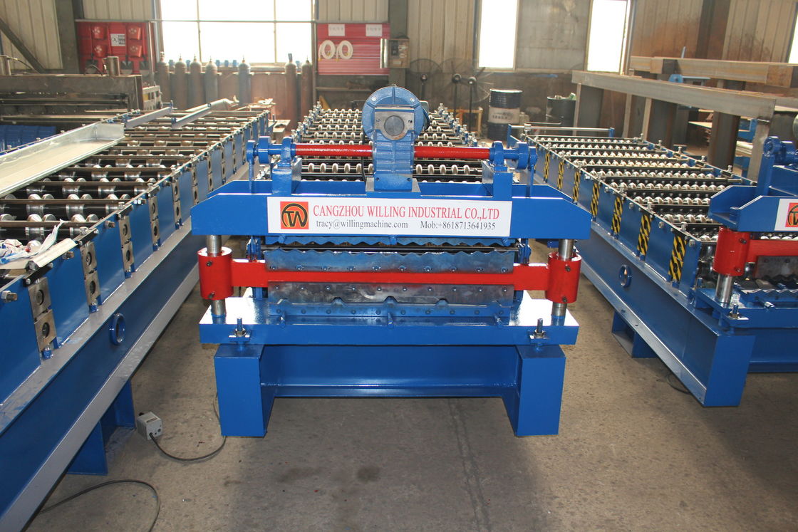 ISO  15-30m/Min Trapezoidal Roll Forming Machine Corrugated Roll Making Machine