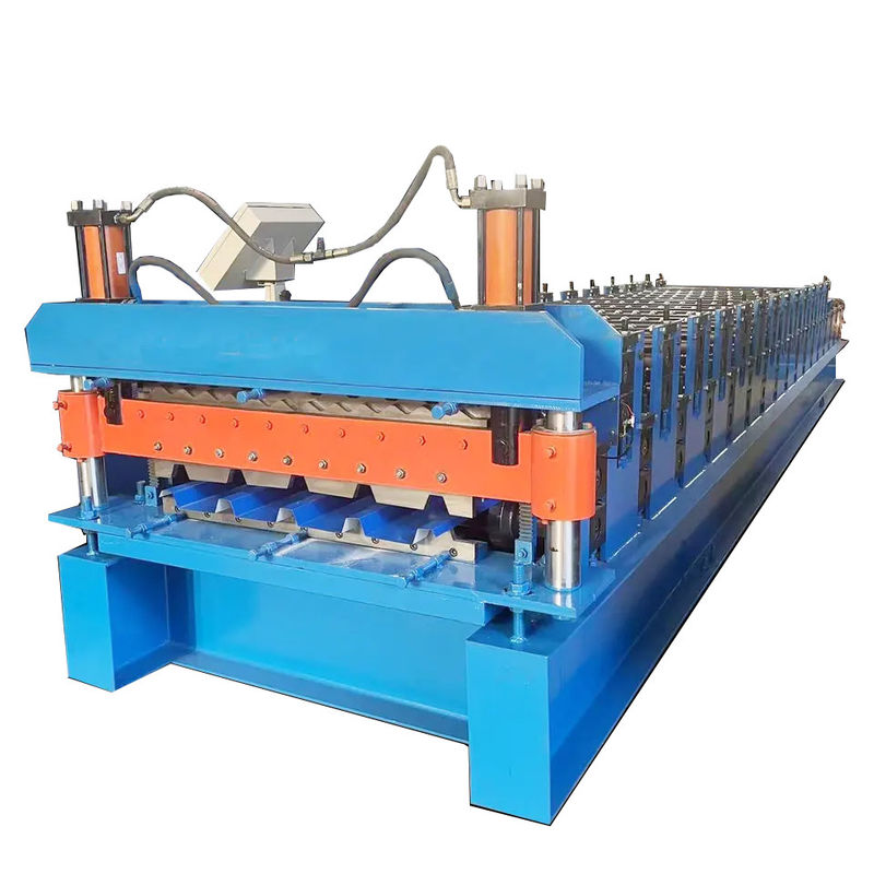 Roof Sheet Form 1250mm Double Layer Roll Forming Machine 380Volt Long Service Life