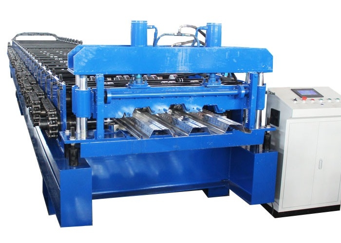 4t Metal Deck Roll Forming Machine Voltage 380v 50hz 3phase 50mm Shaft Diameter
