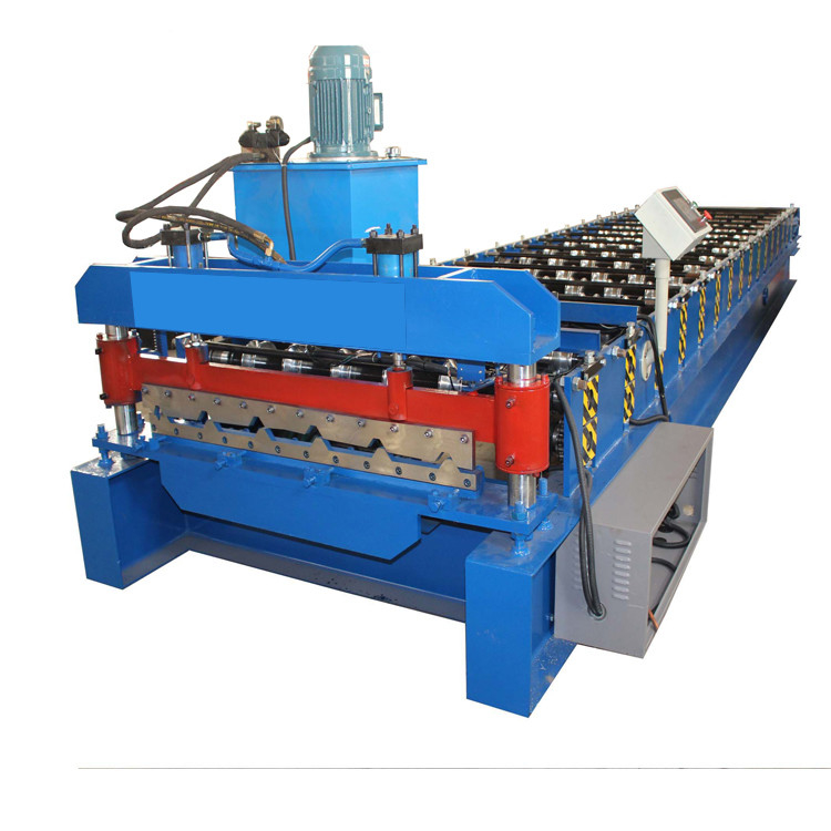 High Speed 45# Steel Roof Roll Forming Machine For Aluminum And Color Steel