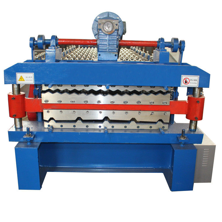Automatic Aluminium Roofing Sheet Glazed Tile And Ibr Sheet Double Layer Roll Forming Machine
