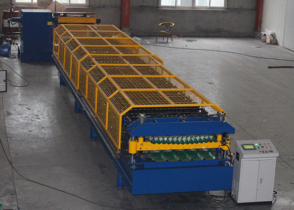High Accuracy Double Layer Steel Roof Sheet Roll forming Machine IBR Corrugated Glazed