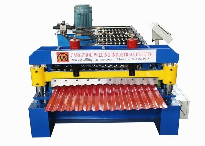 Building Manufacturing Roof Roll Forming Machine Corrugated Metal Roofing Sheet Making Machine