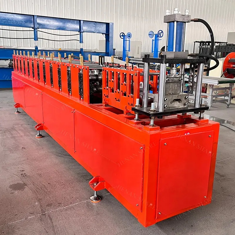Metal Roller Shutter Up Door Making Machine / Roller Shutter Door Frame Steel Slat Roller