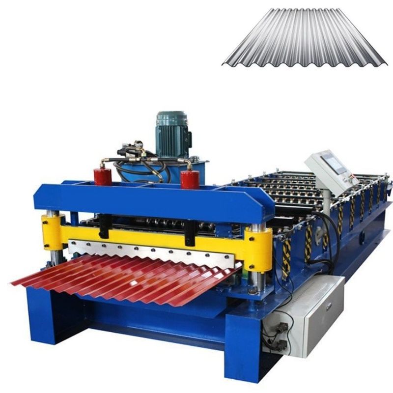 High Speed North America Market Mexico Roof Sheet  Double Layer Roofing Tile Machine