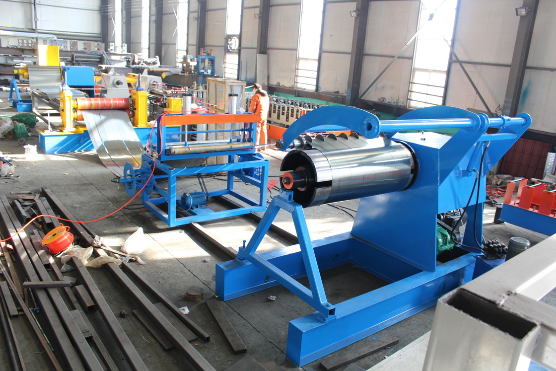 1200mm Width 3-6mm Steel Coil High Speed Slitting Production Line Machine With Hydraulic Uncoiler And Recoiler