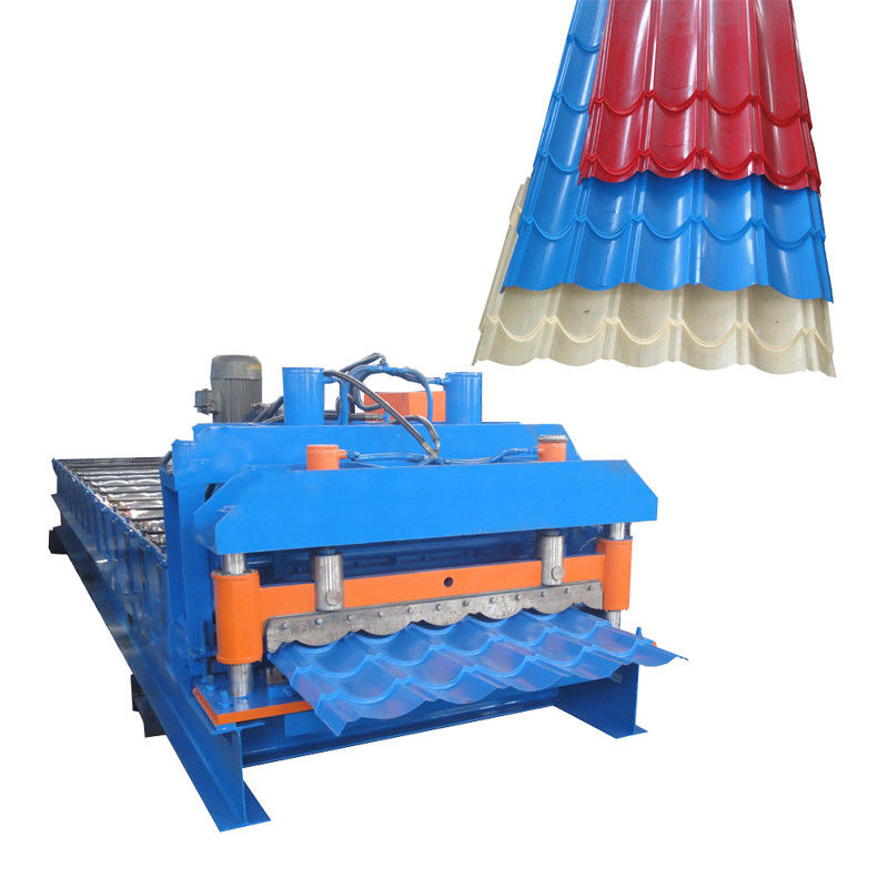 High Accuracy Double Layer Steel Roof Sheet Roll Forming Machine IBR Corrugated Glazed