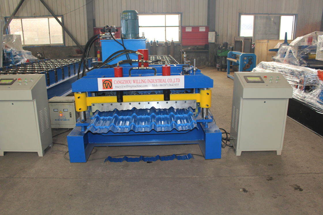 380v 50hz 2025 new design Customization Galvalume Roof Panel Roll Forming Machine Plc