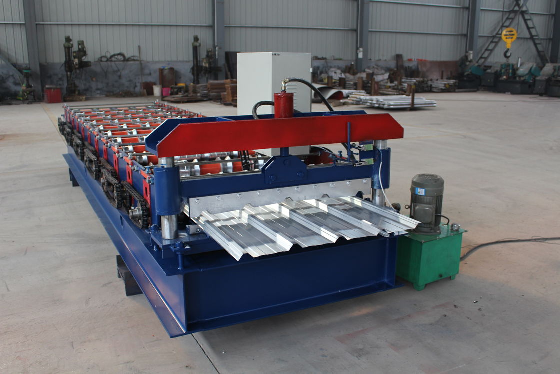 380v 50hz Ribtype Roof Roll Forming Machine 36 Coverage 3/4 High Ribs Easy Operation