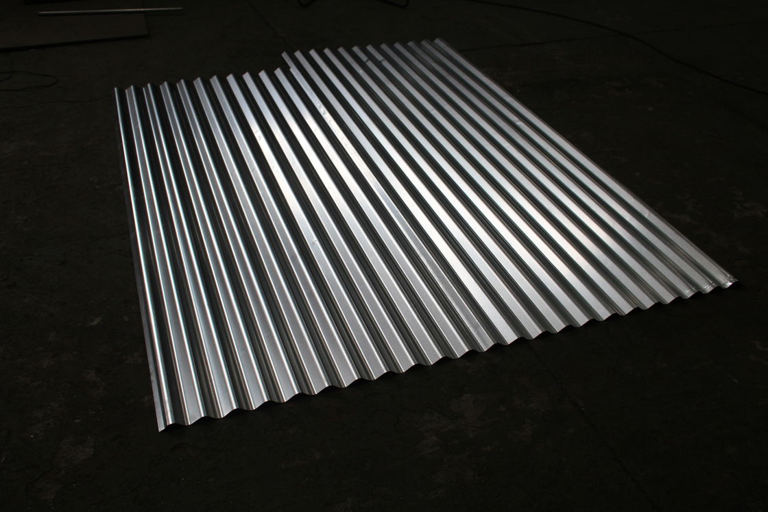 Thin Galvanized  Corrugated Sheet Roll Forming Machine 0.12-0.4mm Barrel