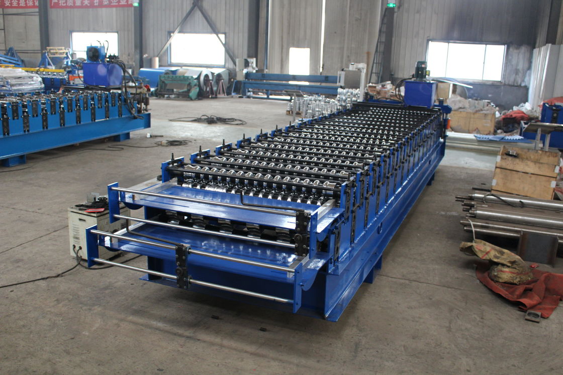 Trapezoidal and corrugated  Double Layer Roof sheet roofing tile Roll Forming Machine