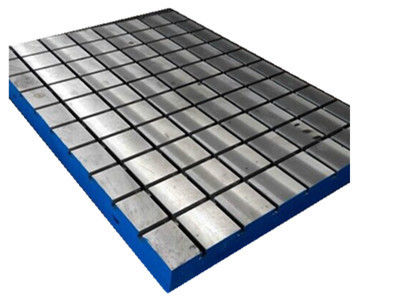 T Grooves Surface Plate Calibration Hollow Type Hand Scraped Surface Finish