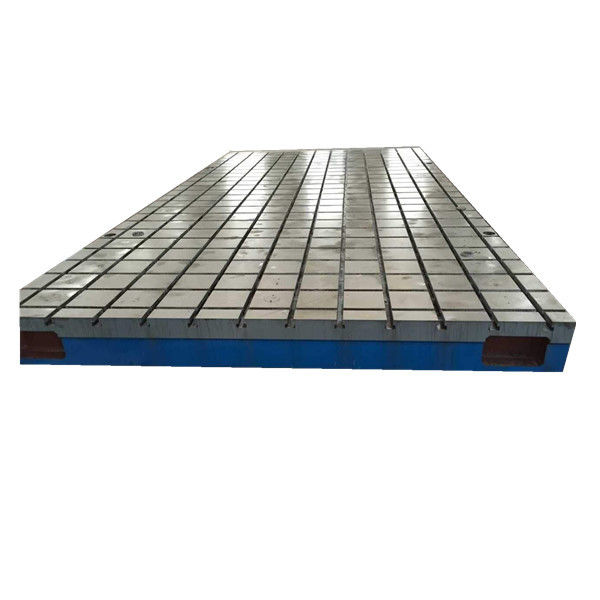 T Grooves Surface Plate Calibration Hollow Type Hand Scraped Surface Finish