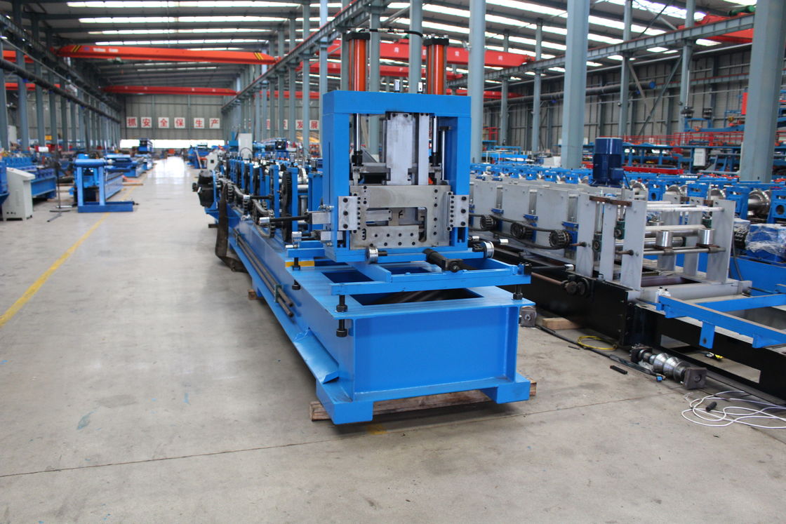 Steel Frame C Z Purlin Making Machines For 1.5-3.0mm Thickness At 10-22m/min Forming Speed