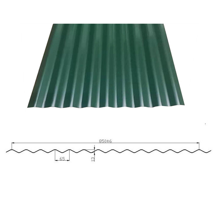 Colored Steel Wall 850mm Corrugated Steel Sheet Making Machine 15m/Min