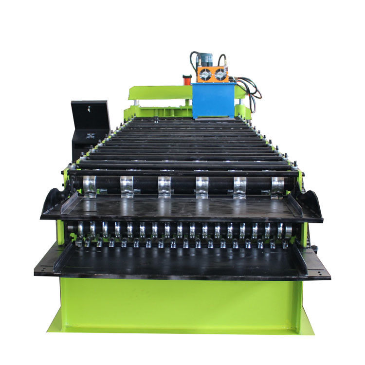 3ph Color Steel 0.25mm Double Layer Roll Forming Machine Glazed Tile And Corrugated