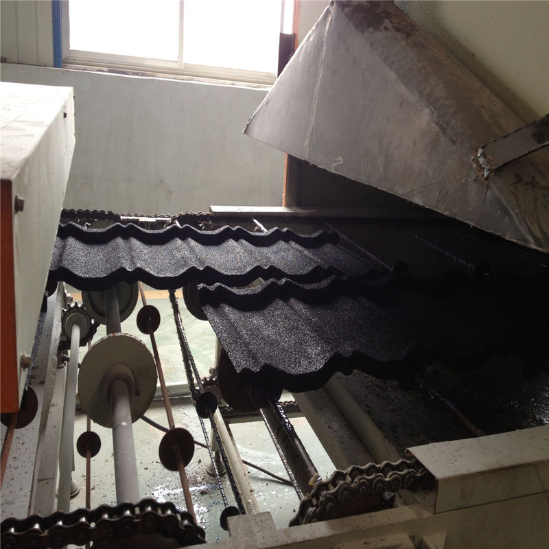 Color Stone Coated 0.32mm Roof Tile Production Line Servo Motor