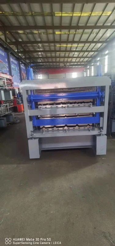 Panel 4kw Ibr Roof Machine Corrugated Metal Steel Glazed Tile Sheet Three Layer