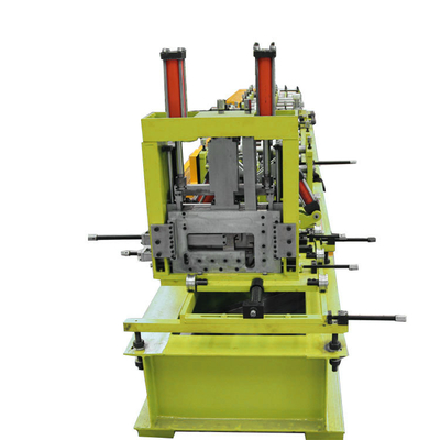 Adjustable 45# Steel Cz Purlin Roll Forming Machine Hydraulic Cutting Mode