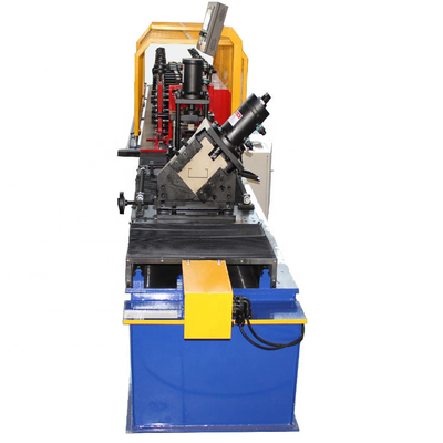 Customized C U Channel Track Roll Forming Machine With Plc Control System