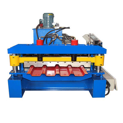 IBR 686  Profile One  Layer Roll Forming Machine Plc Control And Hydraulic Cutting