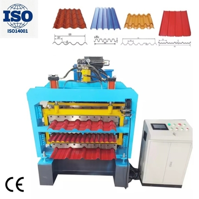 Aluminum Ceiling Tiles Making Roof Tile Making Three Layer Forming Machine