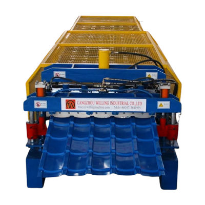 Ibr Corrugated Glazed Type Metal Roof Making Machine With High Speed