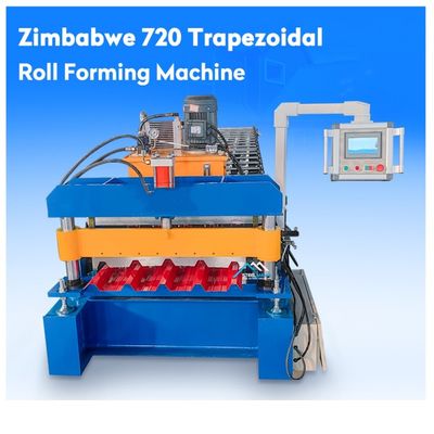 Customizable 5V Corrugated Trapezoidal Roof Tile Steel Making Machine Double Layer Roofing Iron Sheet Metal Manufacturing Cold Roll Forming Machine