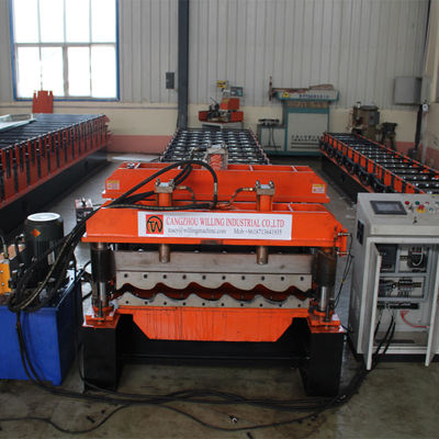 Popular Profile Glazed Roof Panel Roll Forming Machine Roofing Sheet Making Machine
