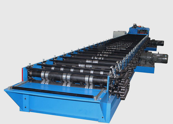 13stations High Speed Floor Deck Roll Forming Machine 70mm Roller Diameter