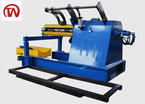 Fully Automatic Hydraulic Coil Decoiler  High Precision 10 Tons Loading Weight