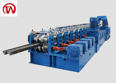 Metal Construction Highway Guardrail Roll Forming Machine 3 Waves Gear Box