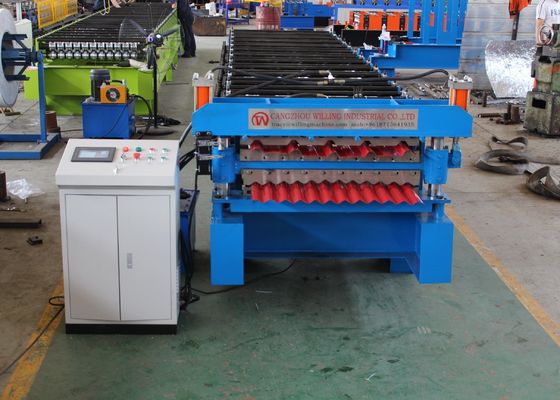 IBR And Corrugated 0.9mm Roof Panel Roll Forming Machine