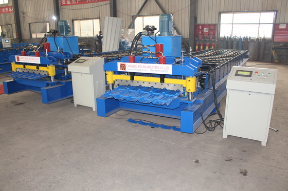 0.9mm Trapezoidal Ppgi Ibr Roofing Sheet Making Machine Hydraulic