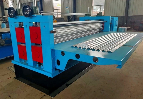 Iron Sheet 0.14-0.3mm Roof Roll Forming Machine Barrel Corrugator